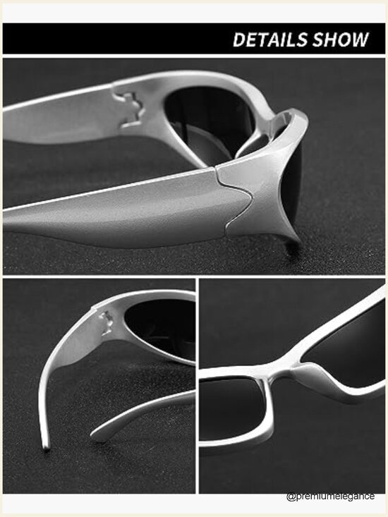 Y2K 3Pack Polarized Wrap Around Sunglasses Unisex Fashion Sport Shades